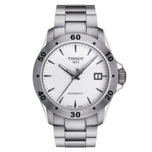 Tissot V8 Swissmatic 42.5 Stainless Steel / Silver / Bracelet